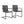Abacus Outdoor Patio Wicker Dining Chairs Set of 2 by Modway