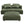 Solace Modular Corduroy Upholstered Armless Loveseat and Ottoman Set