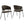 Nella Upholstered Heathered Chenille Dining Chairs Set of 2 by Modway
