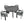 Tahoe 5-Piece Outdoor Patio Aluminum Dining Set by Modway