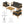 Wren 4-Piece Outdoor Patio Teak Wood Furniture Set by Modway