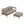 Wren 2-Piece Outdoor Patio Teak Wood Sofa and Ottoman Set by Modway