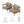 Wren Outdoor Patio Teak Wood Armchair Set of 2 by Modway