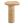 Elowen Indoor Outdoor Patio Textured Faux Travertine Side Table