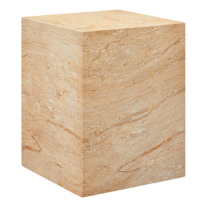 Jordana Square Plinth Indoor - Outdoor Patio Concrete Side Table