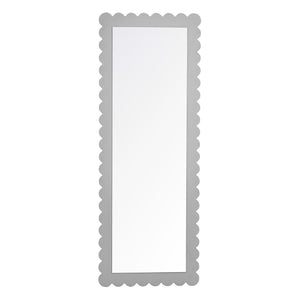 Emmeline Scalloped Rectangle Floor Mirror by Modway
