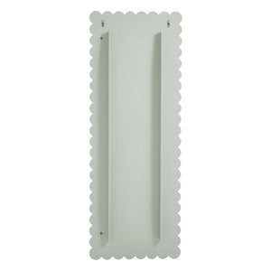 Emmeline Scalloped Rectangle Floor Mirror by Modway