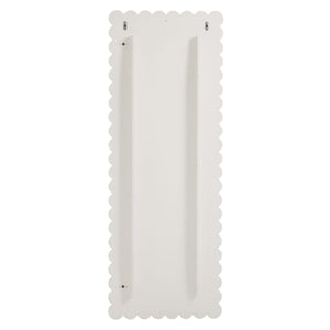 Emmeline Scalloped Rectangle Floor Mirror by Modway