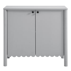 Emmeline 35" 2-Door Scalloped Sideboard Cabinet by Modway