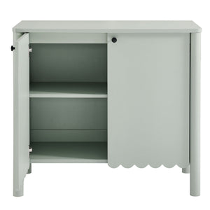Emmeline 35" 2-Door Scalloped Sideboard Cabinet by Modway
