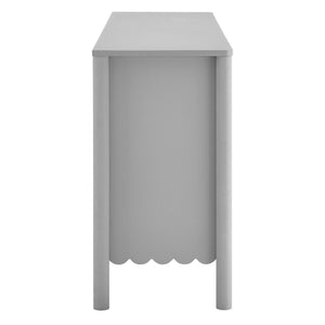Emmeline 66" 4-Door Scalloped Sideboard Cabinet by Modway