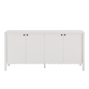Emmeline 66" 4-Door Scalloped Sideboard Cabinet by Modway