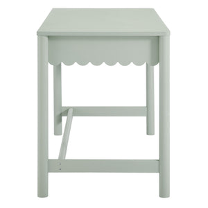 Emmeline 1-Drawer Scallop Writing Desk by Modway