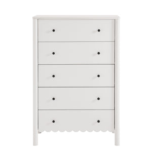 Emmeline Scalloped 5-Drawer Chest by Modway