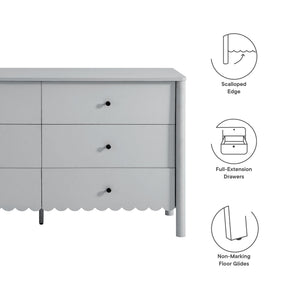 Emmeline Scalloped 6-Drawer Dresser by Modway