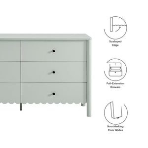 Emmeline Scalloped 6-Drawer Dresser by Modway