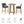 Wellspring 3-Piece Outdoor Patio Teak Wood Bar Set by Modway