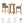 Wellspring 3-Piece Outdoor Patio Teak Wood Bar Set by Modway