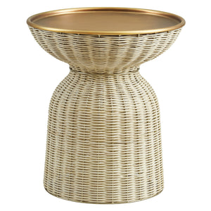 Lazaro Round Rattan Side Table by Modway