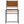 Thatcher Leather and Metal Dining Chair by Modway