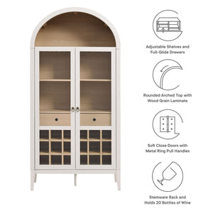 Nolan Arched Bar Cabinet by Modway