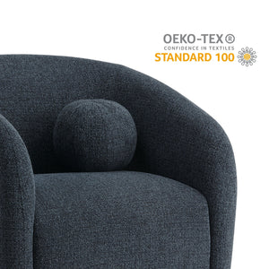 Holland Swivel Chenille Fabric Armchair by Modway