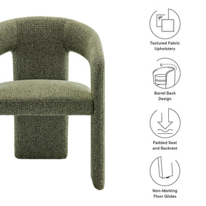 Oslo Barrel Fabric Upholstered Dining Accent Chair by Modway