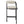 Turin Curved Back Boucle and Metal Counter Stool by Modway