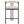 Turin Curved Back Boucle and Metal Counter Stool by Modway