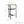 Turin Curved Back Boucle and Metal Counter Stool by Modway