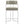 Huron Curved Back Fabric and Metal Counter Stool by Modway