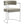 Huron Curved Back Fabric and Metal Dining Accent Chair