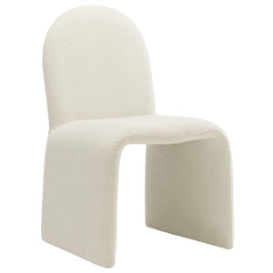 Junia Boucle Upholstered Armless Dining Chair by Modway