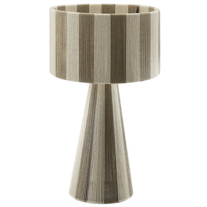 Renae Handwoven Cotton Thread Striped Table Lamp by Modway