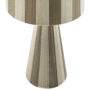Renae Handwoven Cotton Thread Striped Table Lamp by Modway