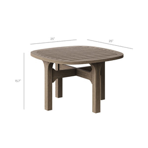 Saratoga 3-Piece Outdoor Patio Teak Wood Furniture Set