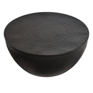 Mella 32 Inch Metal Hammered Coffee Table by Modway