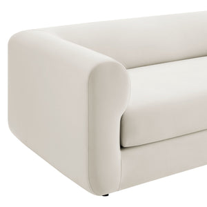 Leif 89" Performance Velvet Upholstered Sofa by Modway