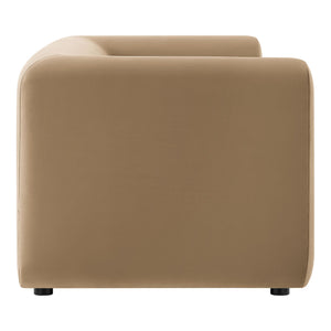 Leif 89" Performance Velvet Upholstered Sofa by Modway