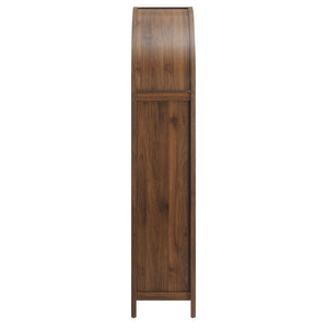 Calista 79" Tall Wide Rattan Arched Storage Cabinet by Modway