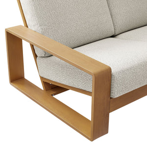 Lirienne Outdoor Patio Aluminum Faux Wood Sofa by Modway