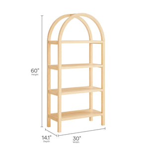Vexley 60 Inch Arched Bookshelf by Modway