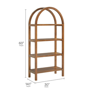 Vexley 60 Inch Arched Bookshelf by Modway