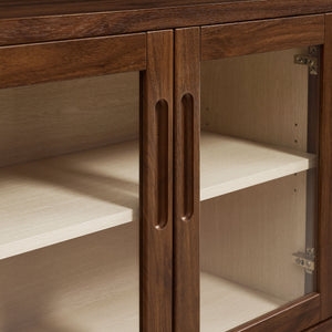 Nell 72" Glass Door Sideboard Cabinet by Modway