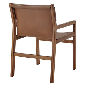 Sonora Leather Dining Chair by Modway
