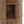Clement Round Pedestal Stand Storage Table with Sliding Tambour Doors