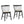 Lykke Curved Spindle Back Dining Chairs Set of 2 by Modway