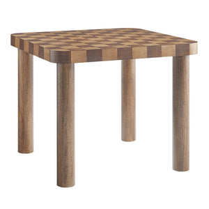 Oscar 36" Square Checkered Dining Table by Modway