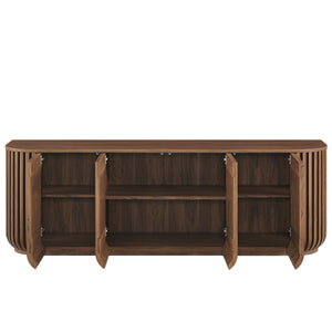 Fortitude 75" Curved Sideboard Storage Cabinet by Modway