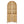 Jane 71 Inch Tall Arched Natural Rattan Bookshelf by Modway